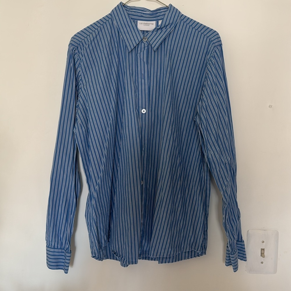 100% cotton pinstripe shirt